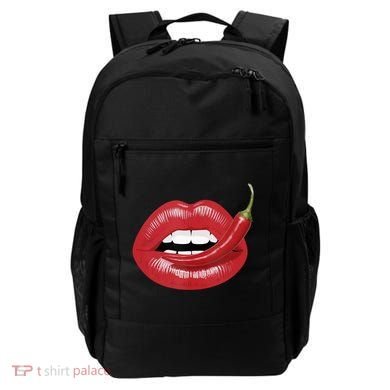 Sexy Hot Red Chili Pepper Lips Backpack