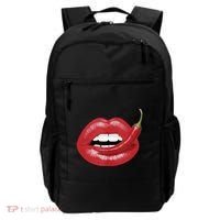 Sexy Hot Red Chili Pepper Lips Backpack thumb 0