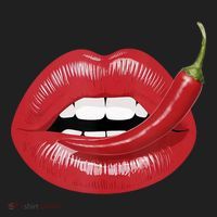 Sexy Hot Red Chili Pepper Lips Beanie thumb 2