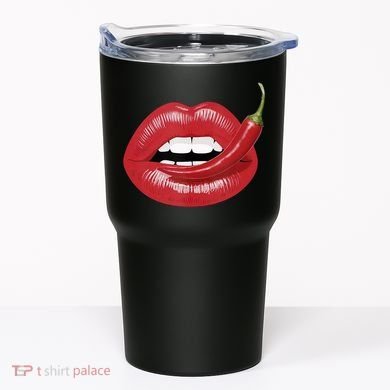 Sexy Hot Red Chili Pepper Lips Tumbler