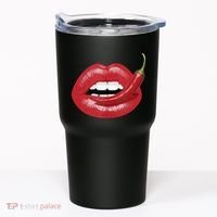 Sexy Hot Red Chili Pepper Lips Tumbler thumb 0