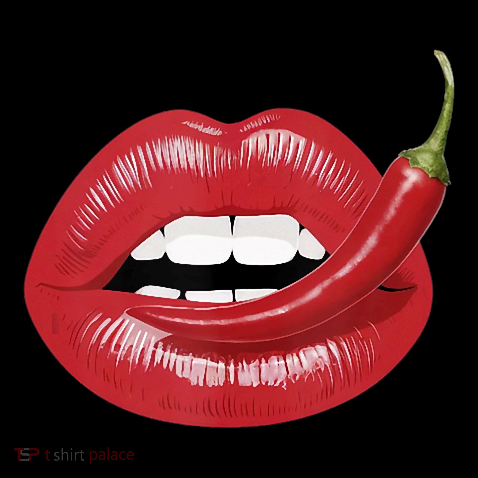 Sexy Hot Red Chili Pepper Lips Mousepad