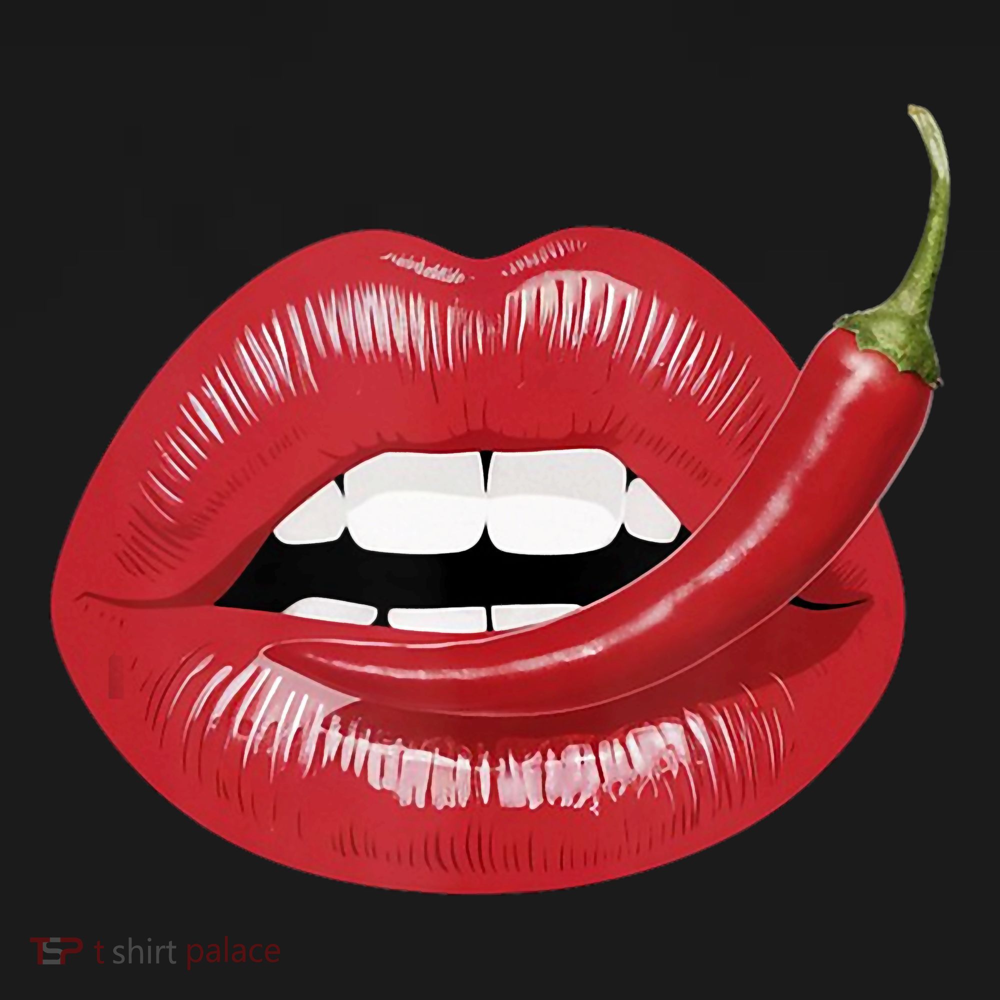 Sexy Hot Red Chili Pepper Lips Toddler Hoodie