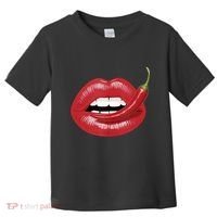 Sexy Hot Red Chili Pepper Lips Toddler T-Shirt thumb 0