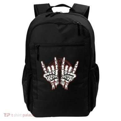 Skeleton Hands Rock And Roll Backpack