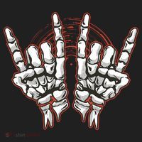 Skeleton Hands Rock And Roll Beanie thumb 2