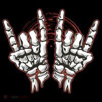 Skeleton Hands Rock And Roll Women's Hoodie thumb 2