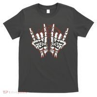 Skeleton Hands Rock And Roll T-Shirt thumb 0