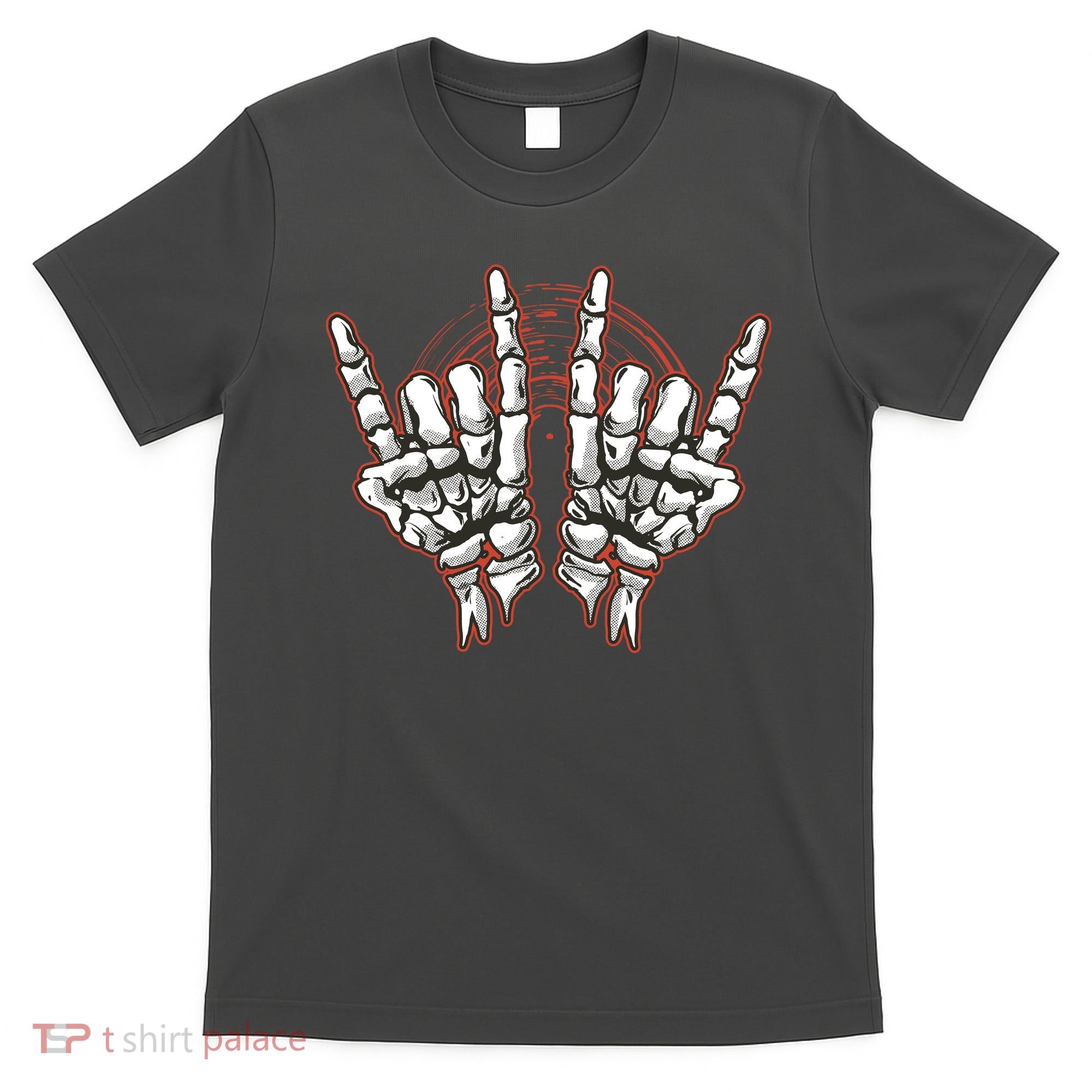 Skeleton Hands Rock And Roll T-Shirt