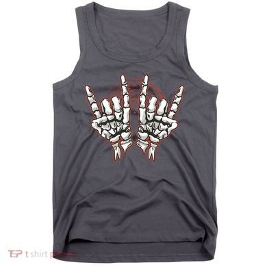 Skeleton Hands Rock And Roll Tank Top