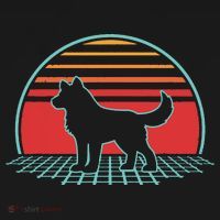 Siberian Husky Retro Vintage 80s Style Dog Lover Gift T-Shirt thumb 7