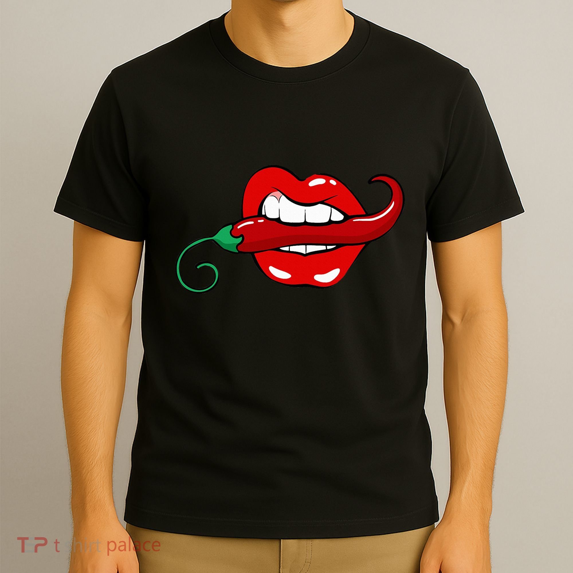 Sexy Hot Red Chili Pepper Lips T-Shirt