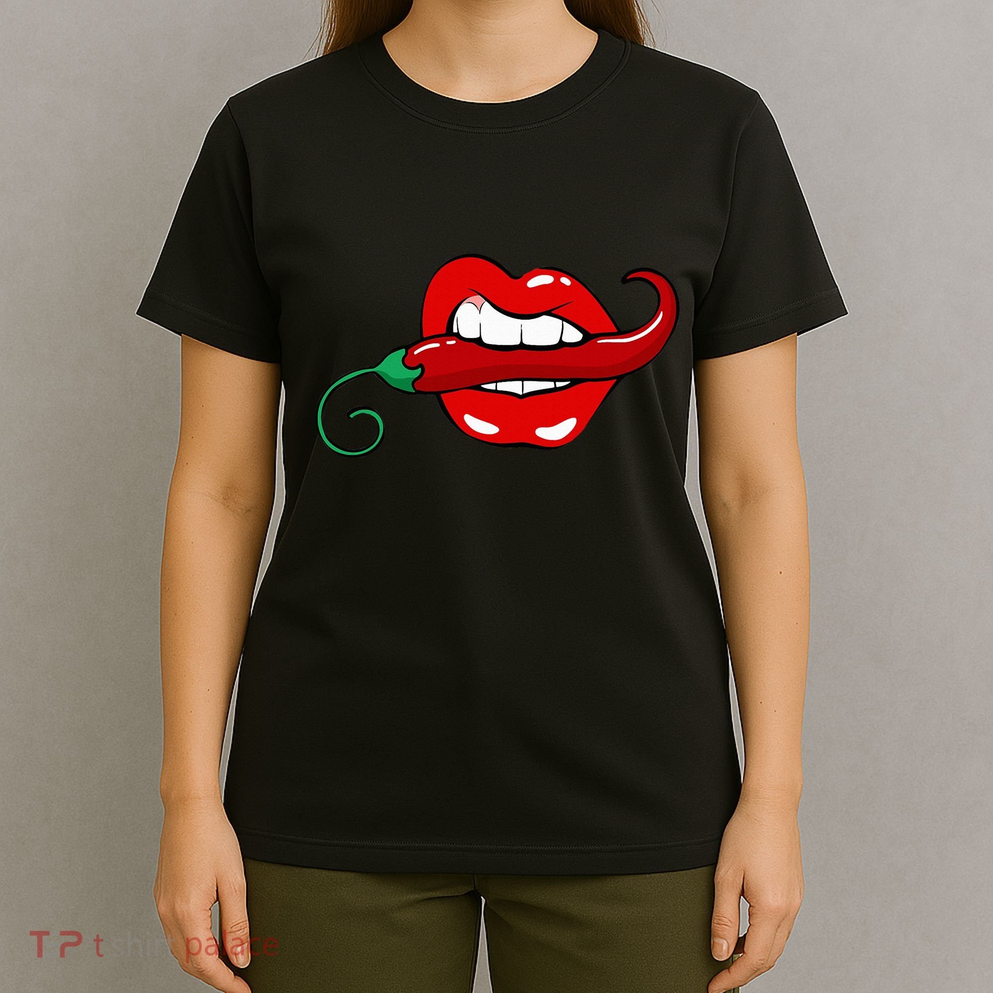 Sexy Hot Red Chili Pepper Lips T-Shirt