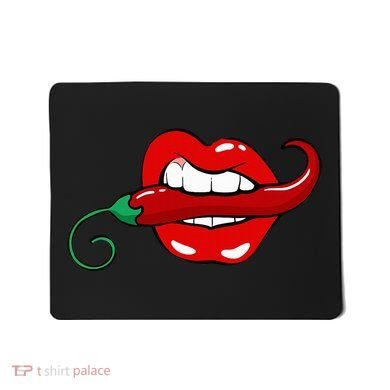 Sexy Hot Red Chili Pepper Lips Mousepad