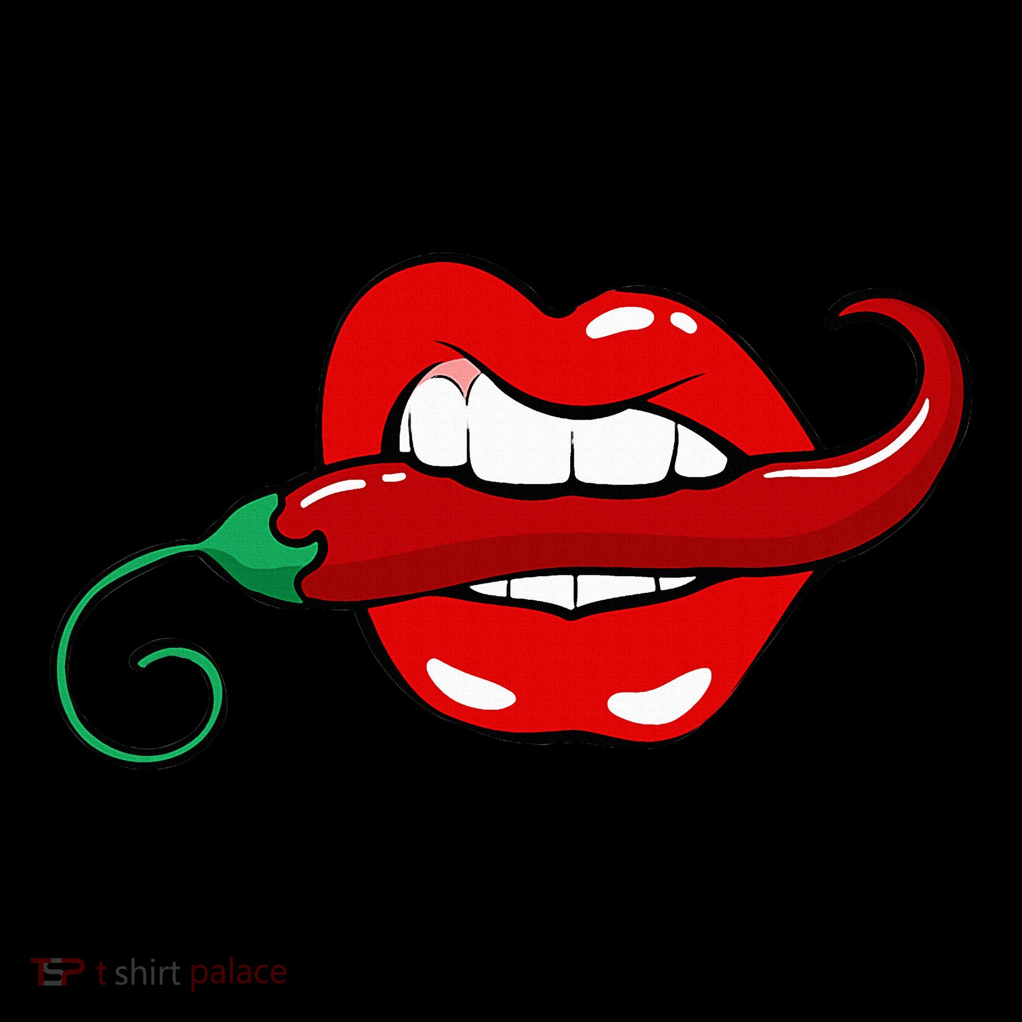 Sexy Hot Red Chili Pepper Lips Mousepad