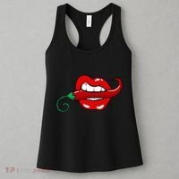 Sexy Hot Red Chili Pepper Lips Women's Tank Top thumb 3