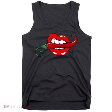 Sexy Hot Red Chili Pepper Lips Tank Top