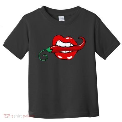 Sexy Hot Red Chili Pepper Lips Toddler T-Shirt