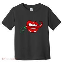 Sexy Hot Red Chili Pepper Lips Toddler T-Shirt thumb 0