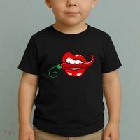 Sexy Hot Red Chili Pepper Lips Toddler T-Shirt thumb 2
