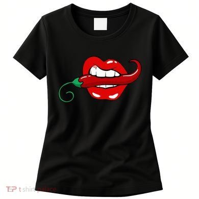 Sexy Hot Red Chili Pepper Lips Women's T-Shirt