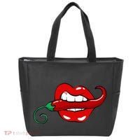 Sexy Hot Red Chili Pepper Lips Tote Bag thumb 0