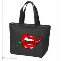 Sexy Hot Red Chili Pepper Lips Tote Bag thumb 3