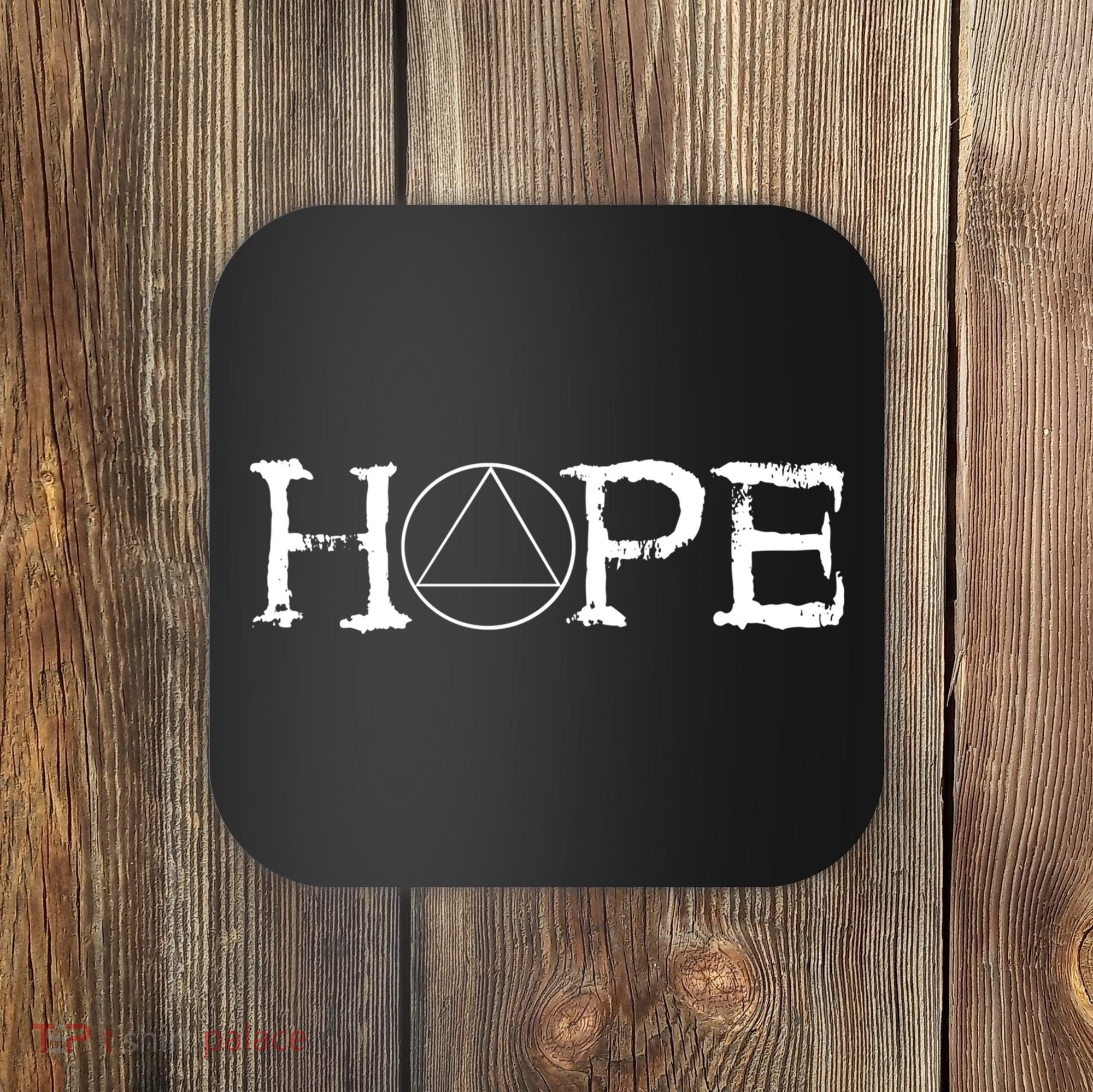 Sobriety Hope Recovery Alcoholic Sober Recover Aa Support Cool Gift Coaster