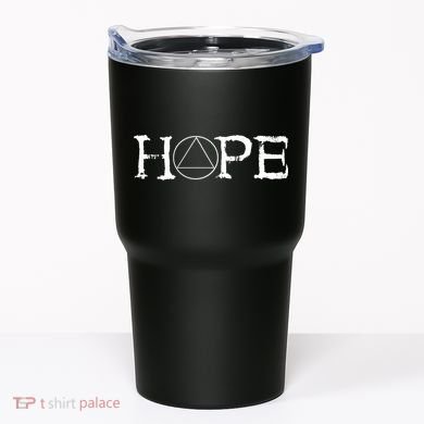 Sobriety Hope Recovery Alcoholic Sober Recover Aa Support Cool Gift Tumbler