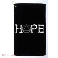Sobriety Hope Recovery Alcoholic Sober Recover Aa Support Cool Gift Golf Towel thumb 0