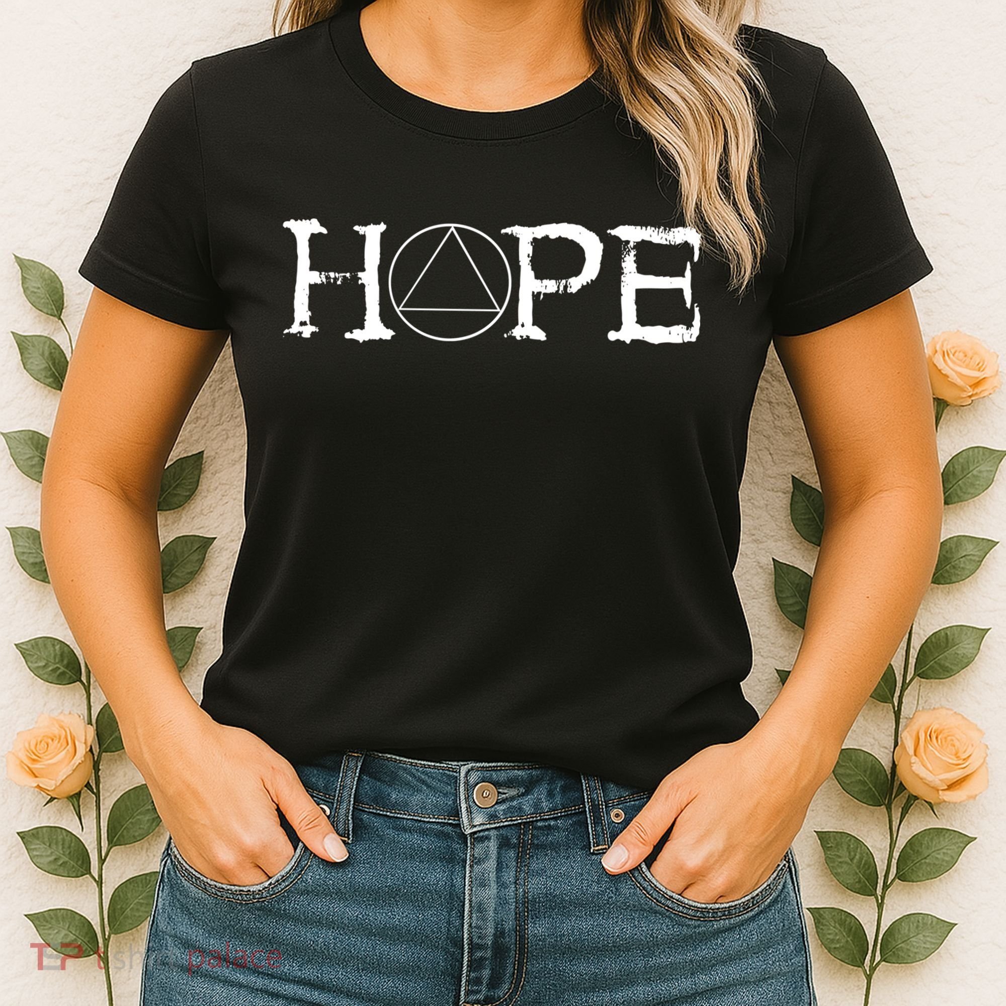 Sobriety Hope Recovery Alcoholic Sober Recover Aa Support Cool Gift Women's T-Shirt
