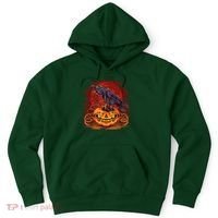Spooky Halloween Raven Crow Jacklantern Pumpkin Hoodie thumb 0