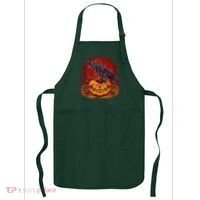 Spooky Halloween Raven Crow Jacklantern Pumpkin Apron thumb 0