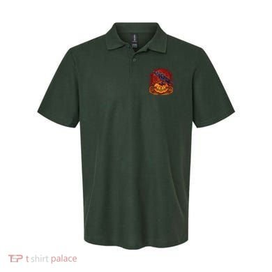Spooky Halloween Raven Crow Jacklantern Pumpkin Polo