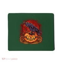 Spooky Halloween Raven Crow Jacklantern Pumpkin Mousepad thumb 0