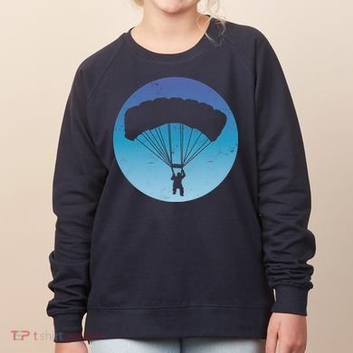 Skydiving Hobby Silhouette Women's Sweatshirt