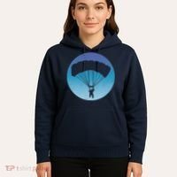 Skydiving Hobby Silhouette Hoodie thumb 5