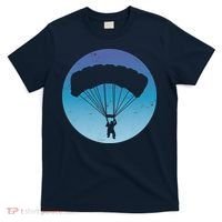 Skydiving Hobby Silhouette T-Shirt thumb 0
