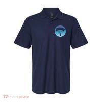 Skydiving Hobby Silhouette Polo thumb 0