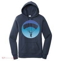 Skydiving Hobby Silhouette Women's Hoodie thumb 0