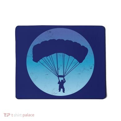 Skydiving Hobby Silhouette Mousepad