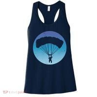 Skydiving Hobby Silhouette Women's Tank Top thumb 0