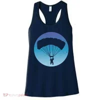 Skydiving Hobby Silhouette Women's Tank Top thumb 0