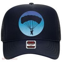 Skydiving Hobby Silhouette Hat thumb 0