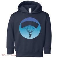 Skydiving Hobby Silhouette Toddler Hoodie thumb 0