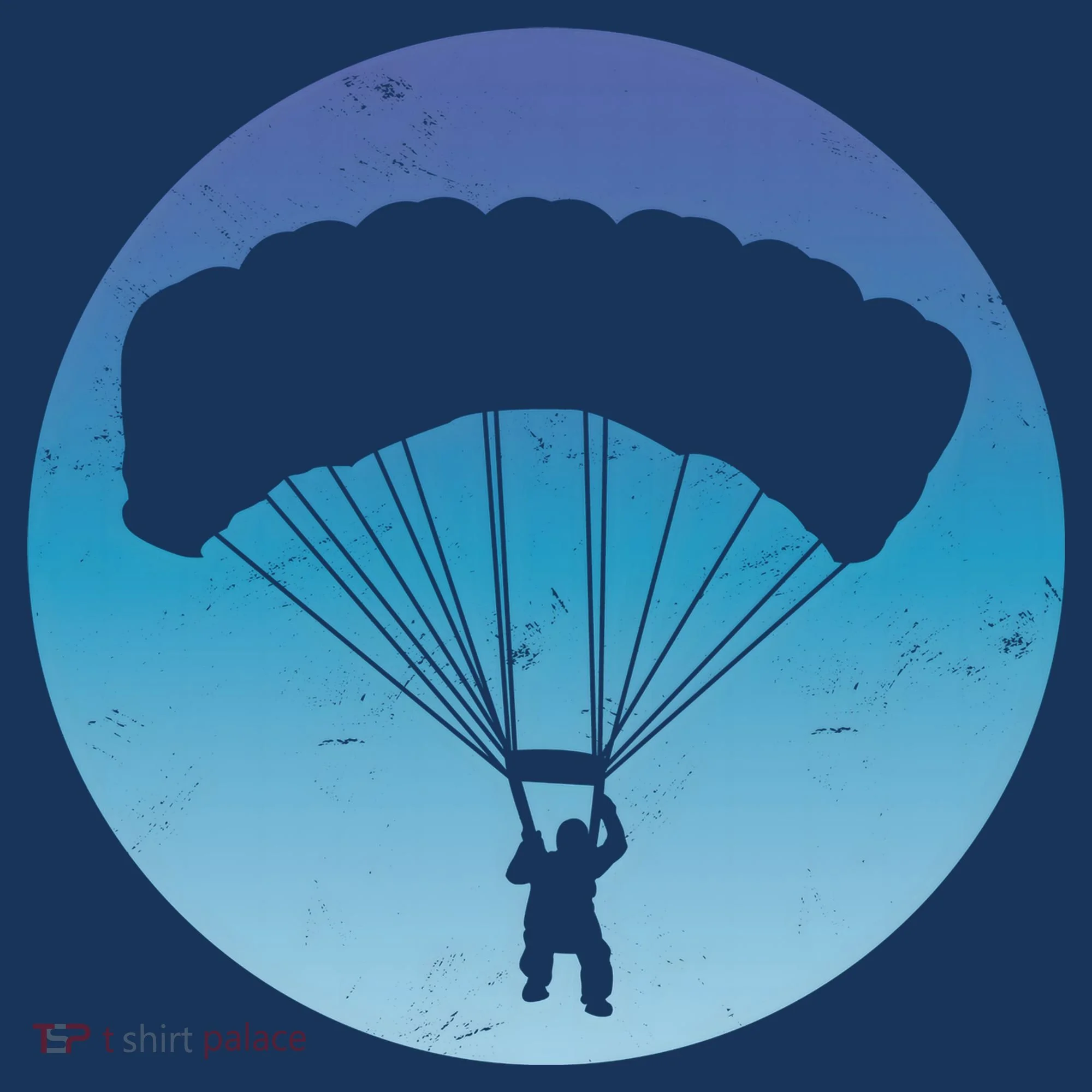 Skydiving Hobby Silhouette Kids Long Sleeve Shirt