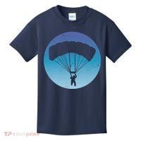 Skydiving Hobby Silhouette Kids T-Shirt thumb 0