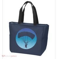 Skydiving Hobby Silhouette Tote Bag thumb 3