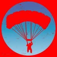 Skydiving Hobby Silhouette Santa Hat thumb 1