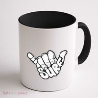 Surfing Hand Coffee Mug thumb 1